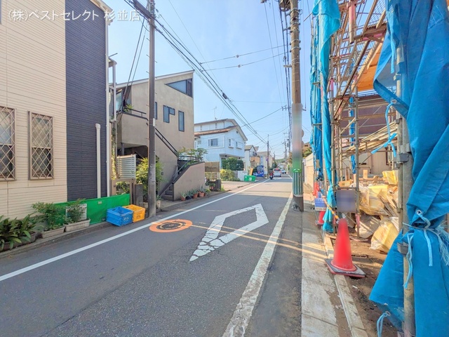 東京都杉並区成田東2丁目の新築戸建て上棟写真 2025年6月30日撮影