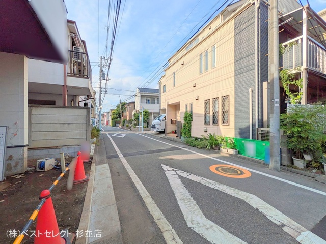 東京都杉並区成田東2丁目の新築戸建て外構写真 2025年8月6日撮影