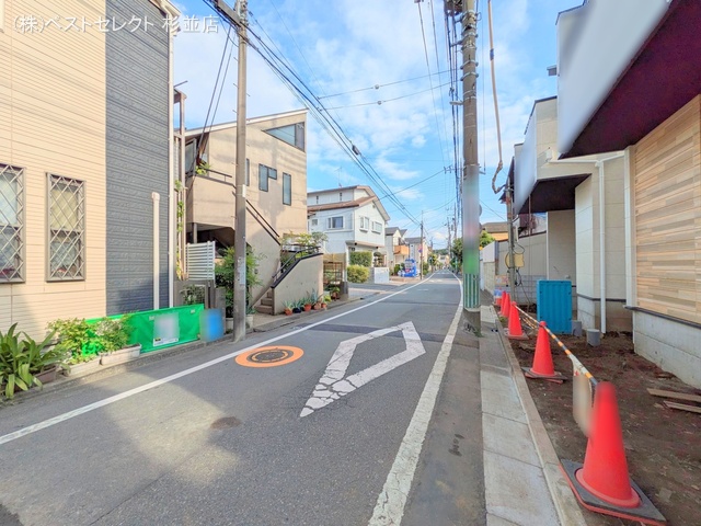 東京都杉並区成田東2丁目の新築戸建て外構写真 2025年8月6日撮影