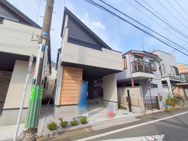 東京都杉並区成田東2丁目の新築戸建て完成写真 2025年10月2日撮影