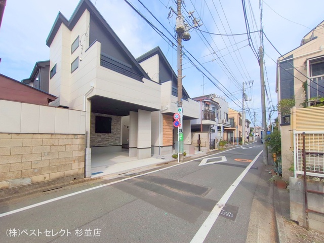 東京都杉並区成田東2丁目の新築戸建て完成写真 2025年10月2日撮影