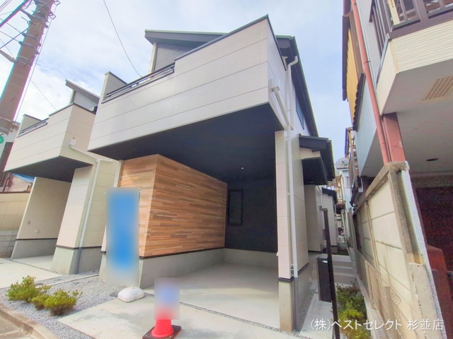 東京都杉並区成田東2丁目の新築戸建て完成写真 2025年10月2日撮影