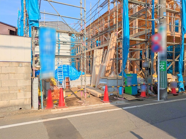 東京都杉並区成田東2丁目の新築戸建て基礎写真 2025年6月30日撮影