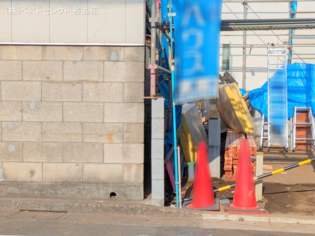 東京都杉並区成田東2丁目の新築戸建て基礎写真 2025年6月30日撮影