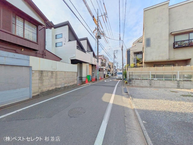 東京都杉並区成田東2丁目の新築戸建て外構写真 2025年8月6日撮影