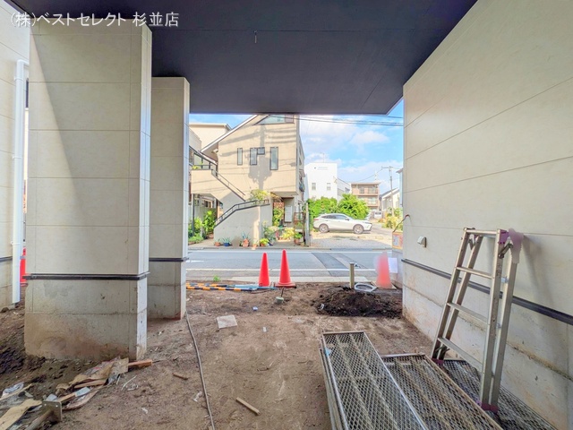 東京都杉並区成田東2丁目の新築戸建て外構写真 2025年8月6日撮影