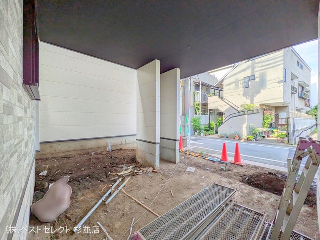東京都杉並区成田東2丁目の新築戸建て外構写真 2025年8月6日撮影