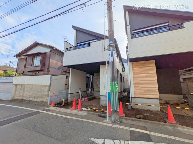 東京都杉並区成田東2丁目の新築戸建て外構写真 2025年8月6日撮影