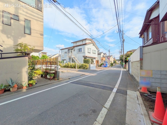東京都杉並区成田東2丁目の新築戸建て外構写真 2025年8月6日撮影