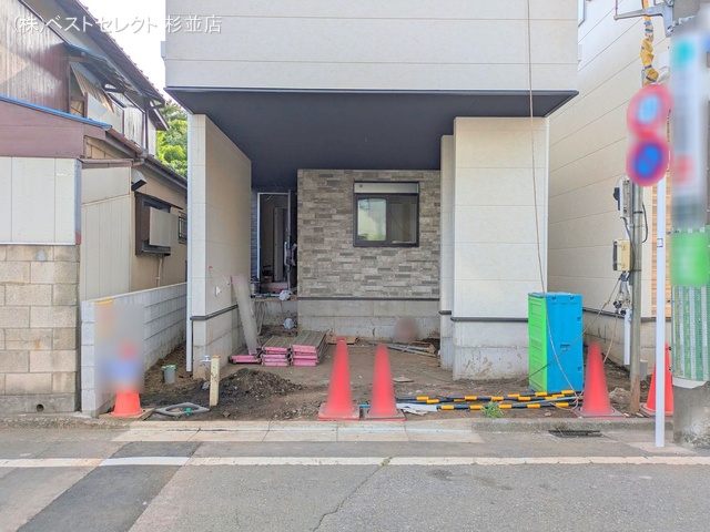 東京都杉並区成田東2丁目の新築戸建て外構写真 2025年8月6日撮影