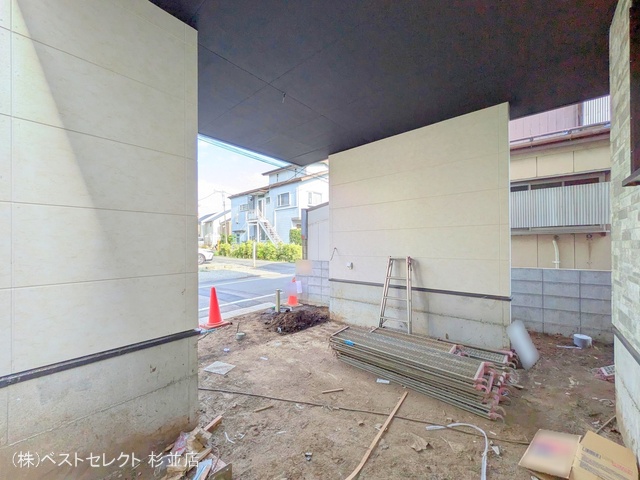 東京都杉並区成田東2丁目の新築戸建て外構写真 2025年8月6日撮影