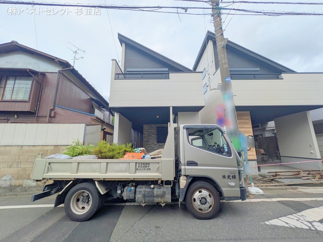 東京都杉並区成田東2丁目の新築戸建て外構写真 2025年9月11日撮影