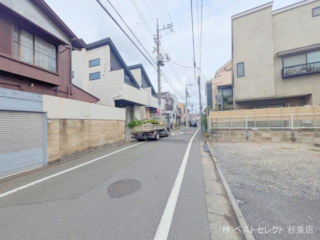 東京都杉並区成田東2丁目の新築戸建て外構写真 2025年9月11日撮影