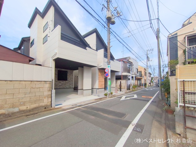 東京都杉並区成田東2丁目の新築戸建て完成写真 2025年10月2日撮影