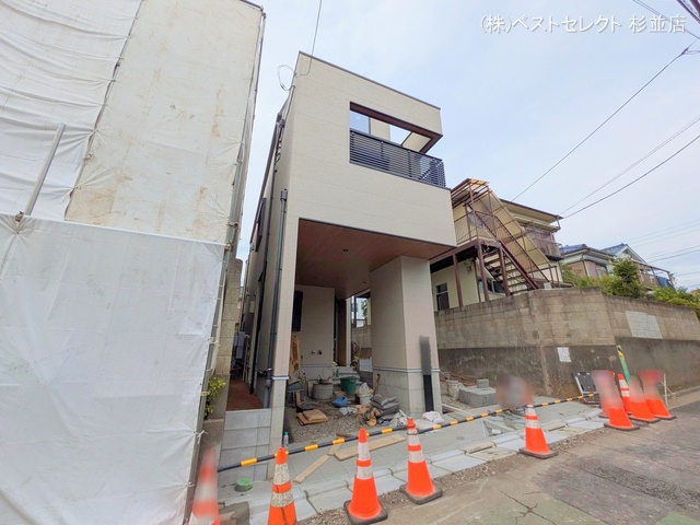 東京都中野区南台4丁目の新築戸建て外構写真 2025年9月2日撮影