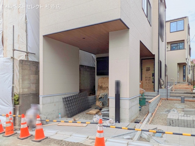 東京都中野区南台4丁目の新築戸建て外構写真 2025年9月2日撮影