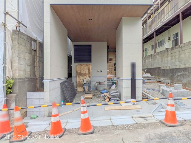東京都中野区南台4丁目の新築戸建て外構写真 2025年9月2日撮影