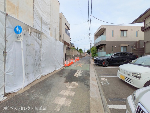 東京都中野区南台4丁目の新築戸建て外構写真 2025年9月2日撮影