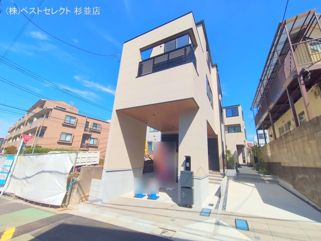 東京都中野区南台４丁目-新築戸建ての完成写真