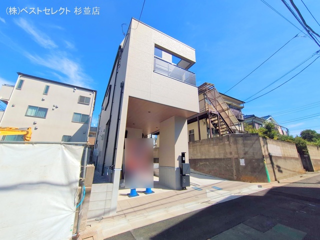 東京都中野区南台4丁目の新築戸建て完成写真 2025年9月24日撮影