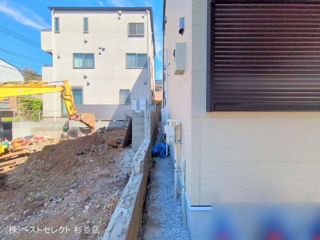 東京都中野区南台4丁目の新築戸建て完成写真 2025年9月24日撮影