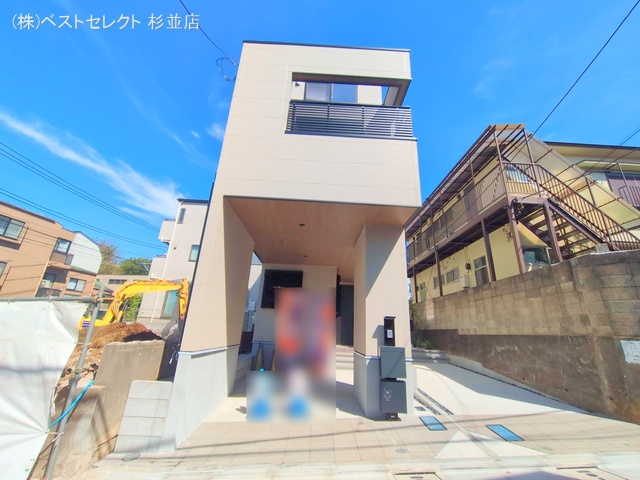 東京都中野区南台4丁目の新築戸建て完成写真 2025年9月24日撮影