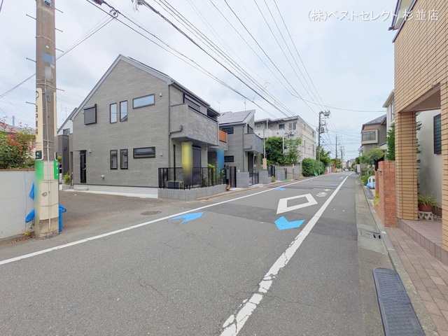 東京都杉並区宮前4丁目の新築戸建て完成写真 2025年6月8日撮影