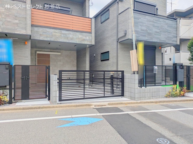 東京都杉並区宮前4丁目の新築戸建て完成写真 2025年6月8日撮影