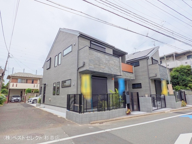 東京都杉並区宮前4丁目の新築戸建て完成写真 2025年6月8日撮影
