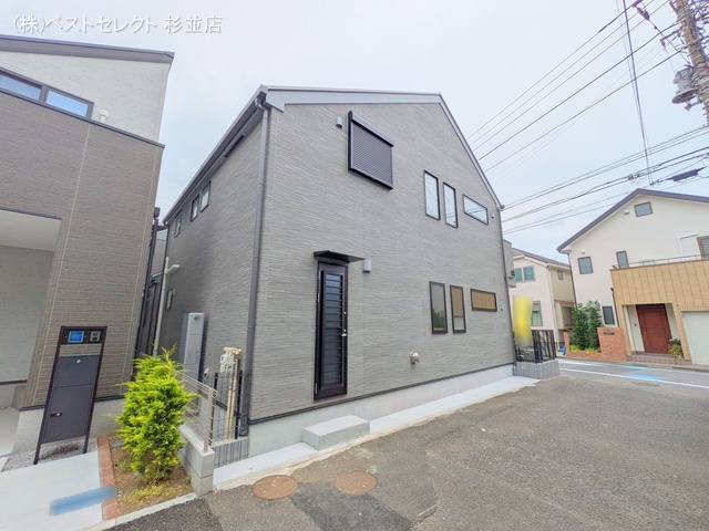 東京都杉並区宮前4丁目の新築戸建て完成写真 2025年6月8日撮影