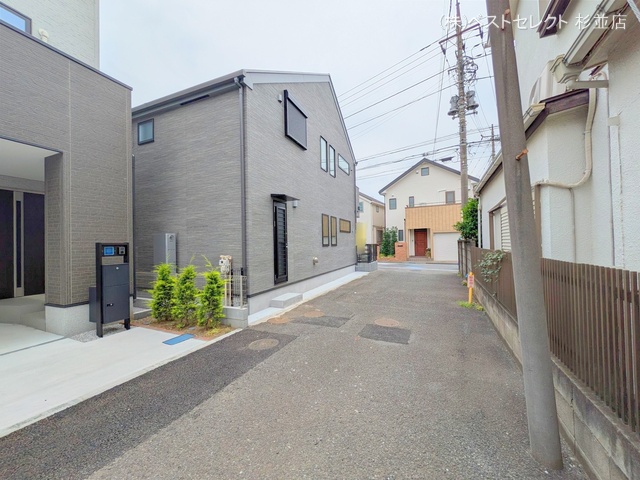 東京都杉並区宮前4丁目の新築戸建て完成写真 2025年6月8日撮影