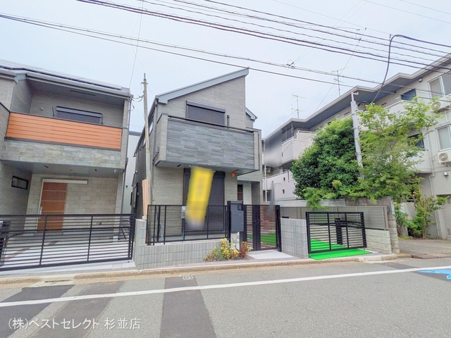 東京都杉並区宮前4丁目の新築戸建て完成写真 2025年6月8日撮影