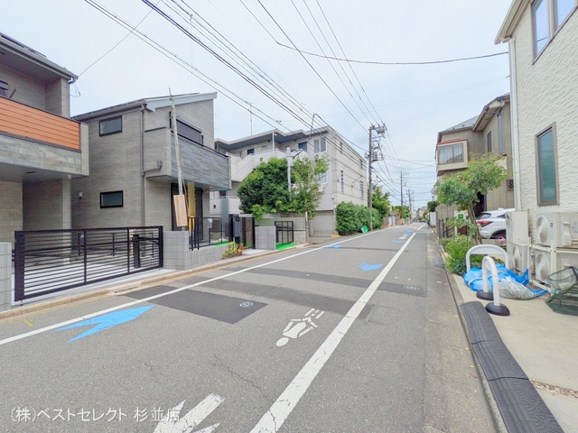 東京都杉並区宮前4丁目の新築戸建て完成写真 2025年6月8日撮影