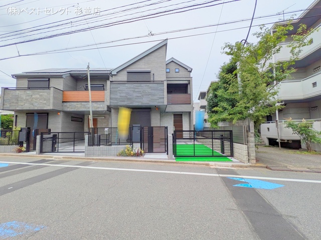 東京都杉並区宮前4丁目の新築戸建て完成写真 2025年6月8日撮影