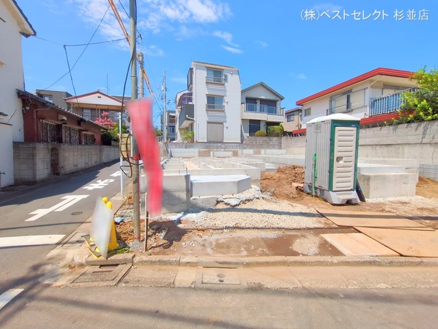 東京都中野区鷺宮4丁目の新築戸建て基礎写真 2025年8月4日撮影