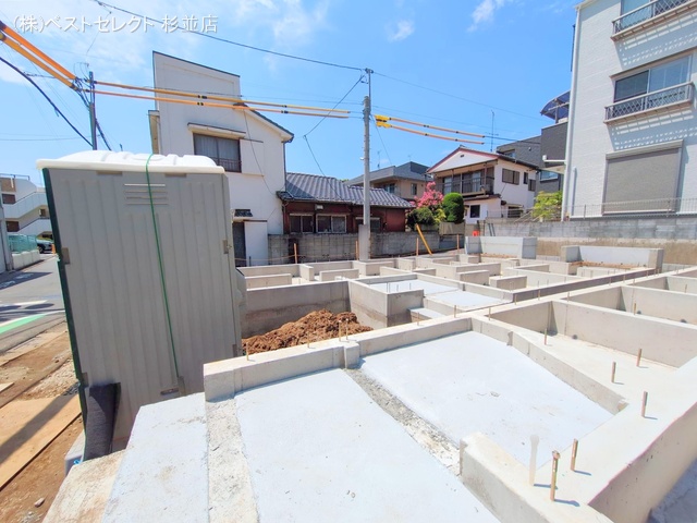 東京都中野区鷺宮4丁目の新築戸建て基礎写真 2025年8月4日撮影