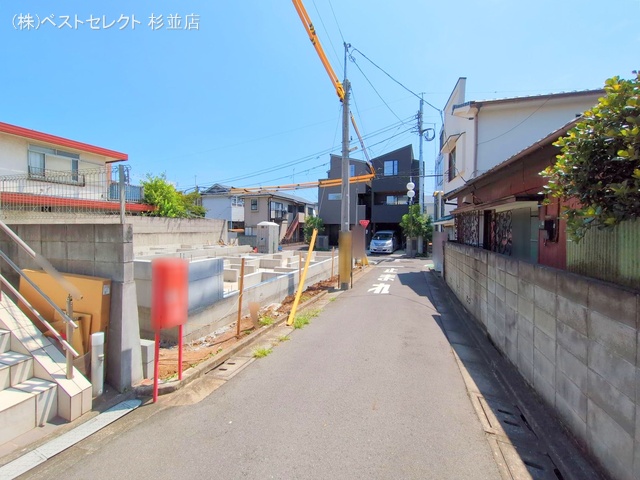 東京都中野区鷺宮4丁目の新築戸建て基礎写真 2025年8月4日撮影
