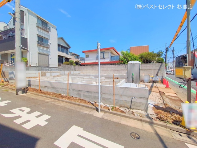 東京都中野区鷺宮4丁目の新築戸建て基礎写真 2025年8月4日撮影