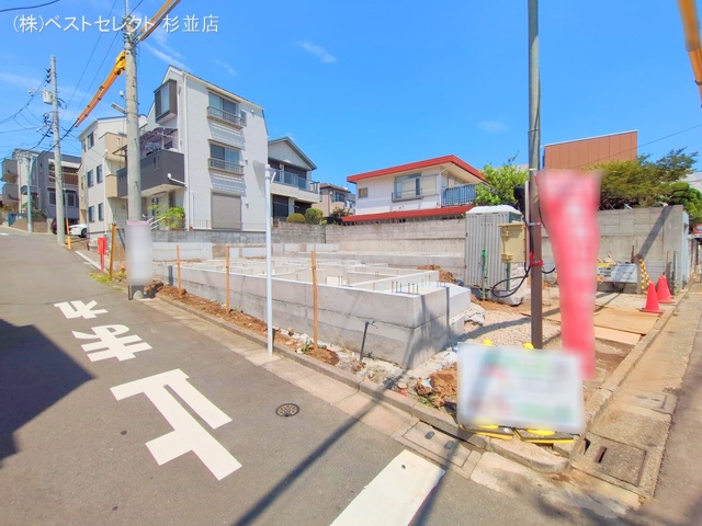 東京都中野区鷺宮4丁目の新築戸建て基礎写真 2025年8月4日撮影