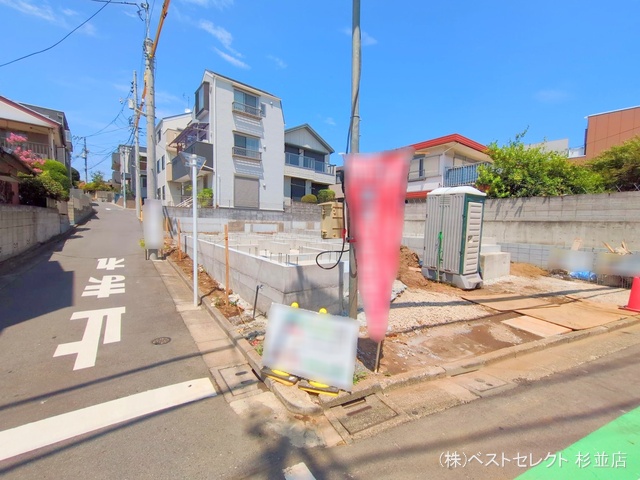 東京都中野区鷺宮4丁目の新築戸建て基礎写真 2025年8月4日撮影