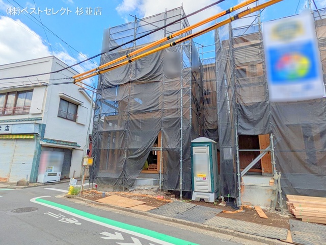 東京都中野区鷺宮4丁目の新築戸建て上棟写真 2025年9月6日撮影
