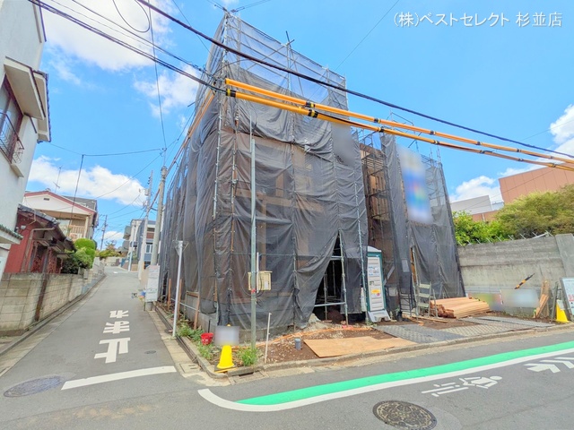 東京都中野区鷺宮4丁目の新築戸建て上棟写真 2025年9月6日撮影