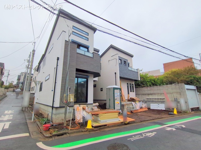 東京都中野区鷺宮4丁目の新築戸建て外構写真 2025年10月15日撮影