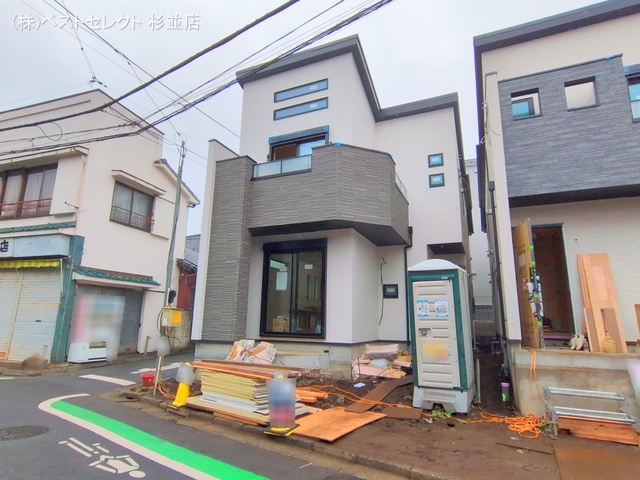 東京都中野区鷺宮4丁目の新築戸建て外構写真 2025年10月15日撮影