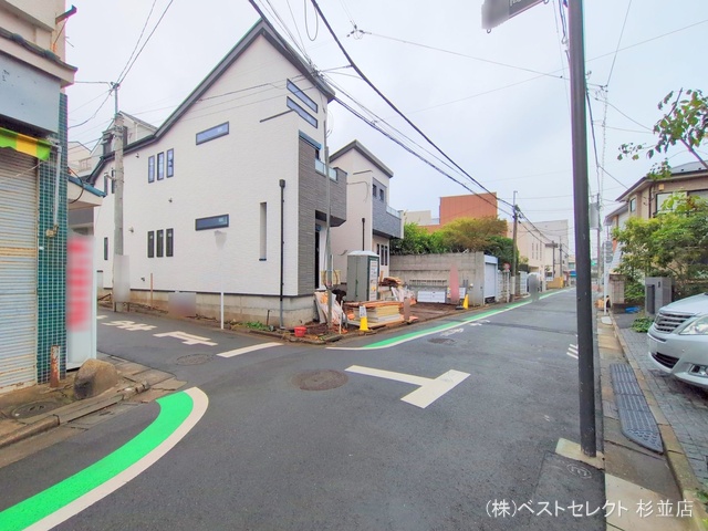 東京都中野区鷺宮4丁目の新築戸建て外構写真 2025年10月15日撮影
