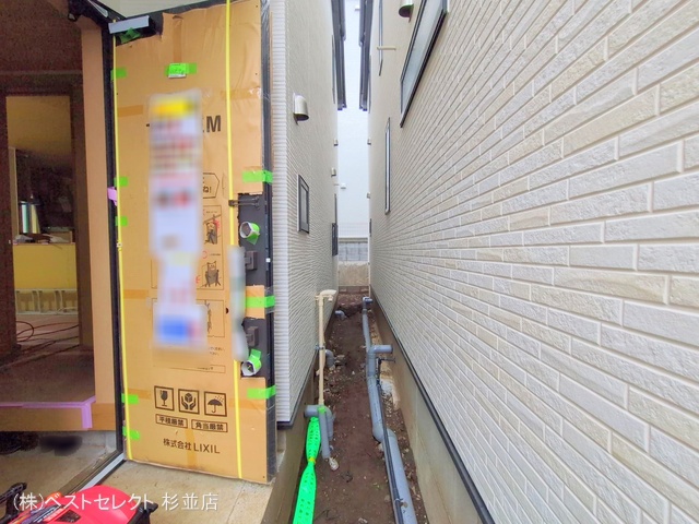 東京都中野区鷺宮4丁目の新築戸建て外構写真 2025年10月15日撮影