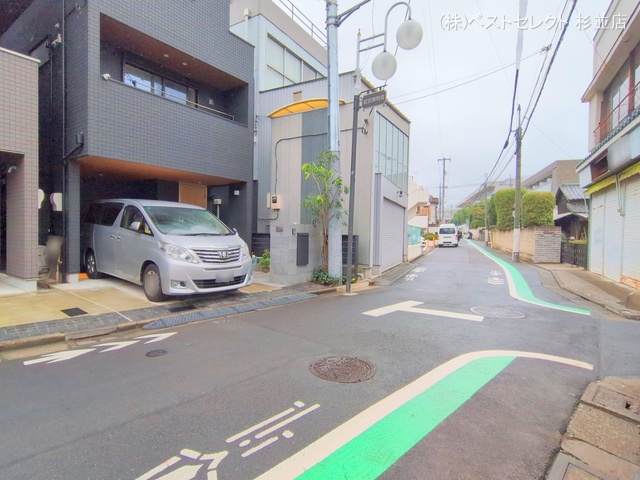 東京都中野区鷺宮4丁目の新築戸建て外構写真 2025年10月15日撮影