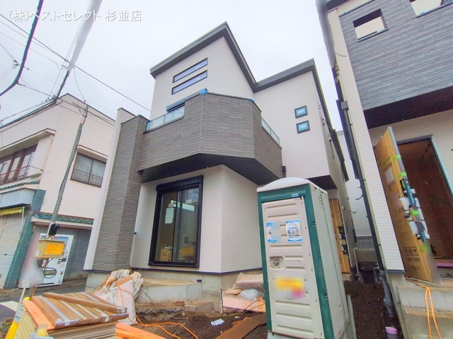 東京都中野区鷺宮4丁目の新築戸建て外構写真 2025年10月15日撮影