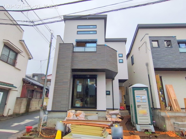 東京都中野区鷺宮4丁目の新築戸建て外構写真 2025年10月15日撮影