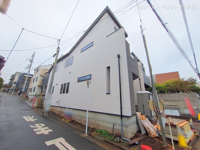 東京都中野区鷺宮4丁目の新築戸建て外構写真 2025年10月15日撮影